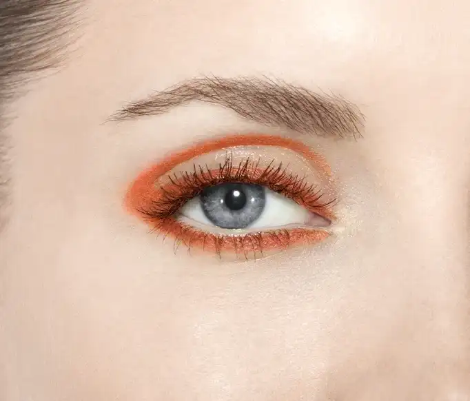 Trucco occhi arancione Chanel