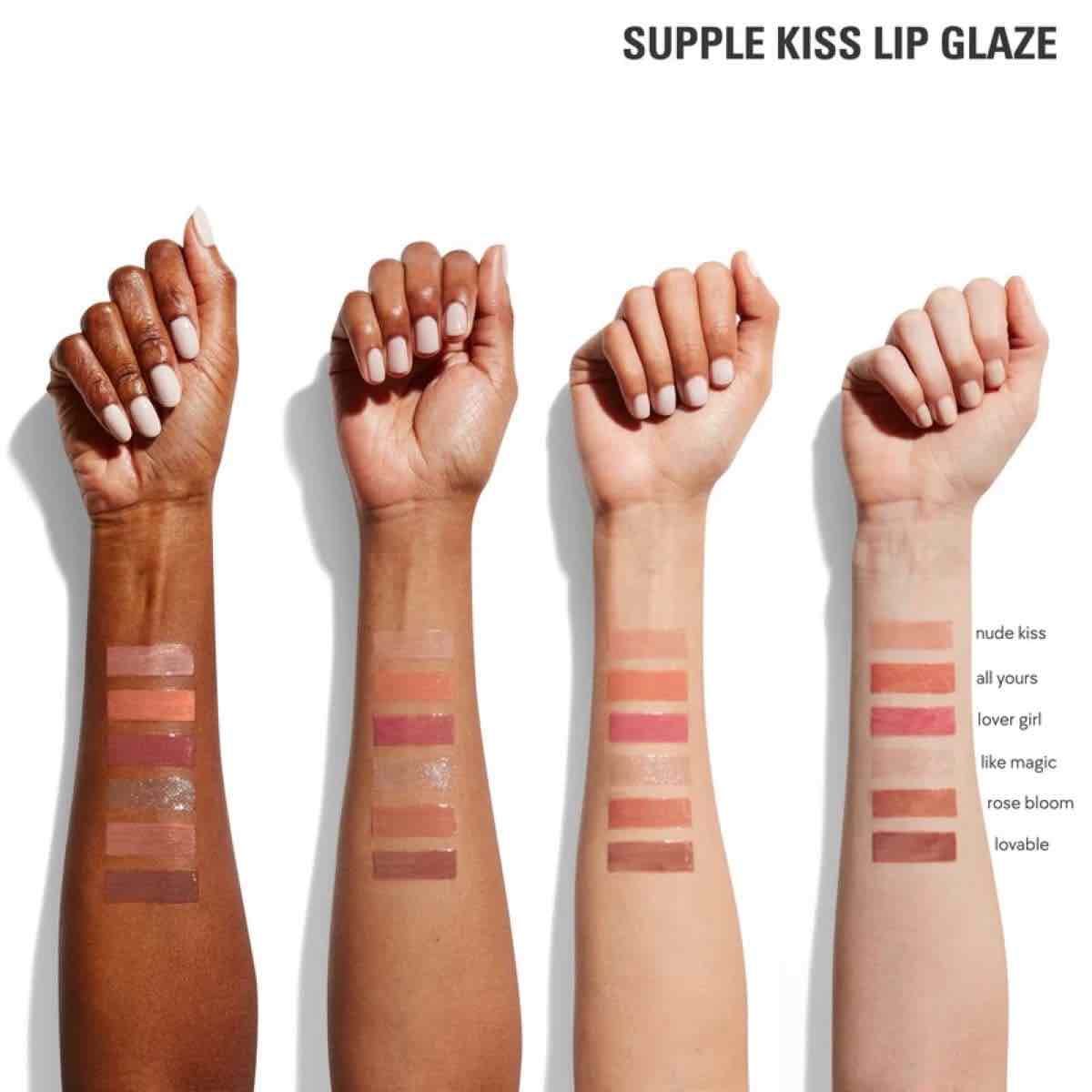 Swatches Kylie Cosmetics Supple Kiss Lip Glaze